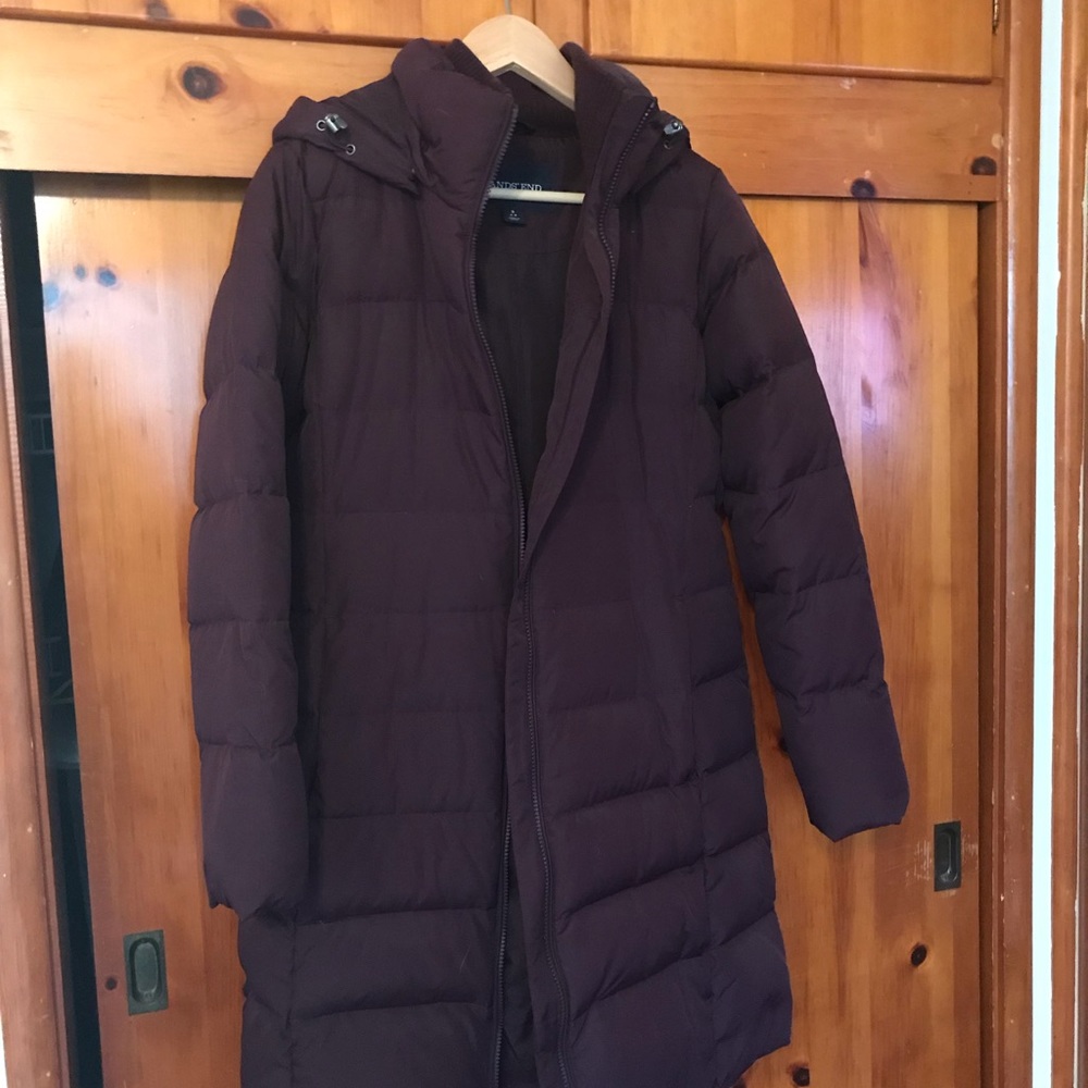 Land’s End Long Puffer Coat (small)